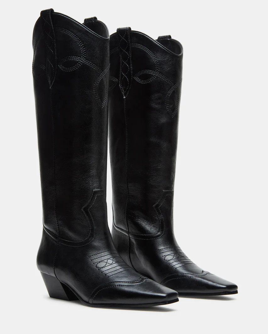 Dollie Black Leather | Steve Madden (US)