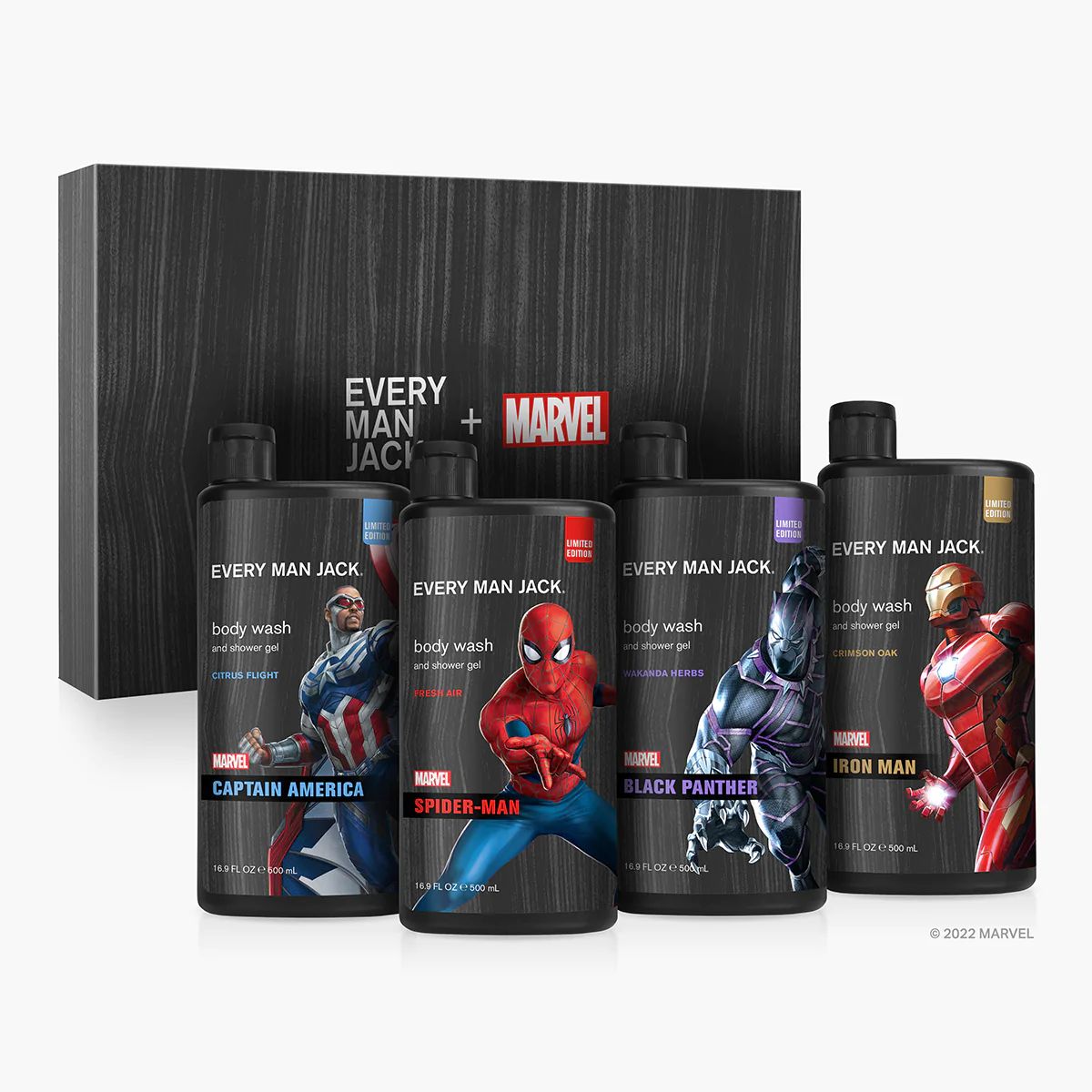 Marvel Body Wash Set For Men | EVERY MAN JACK | Every Man Jack