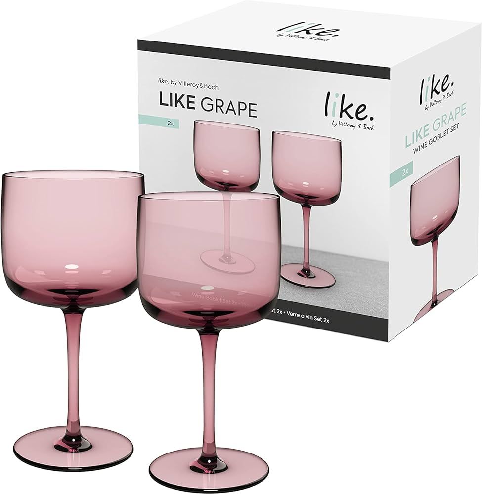 Villeroy & Boch Like Grape Wine/Water Glass Pair | Amazon (US)