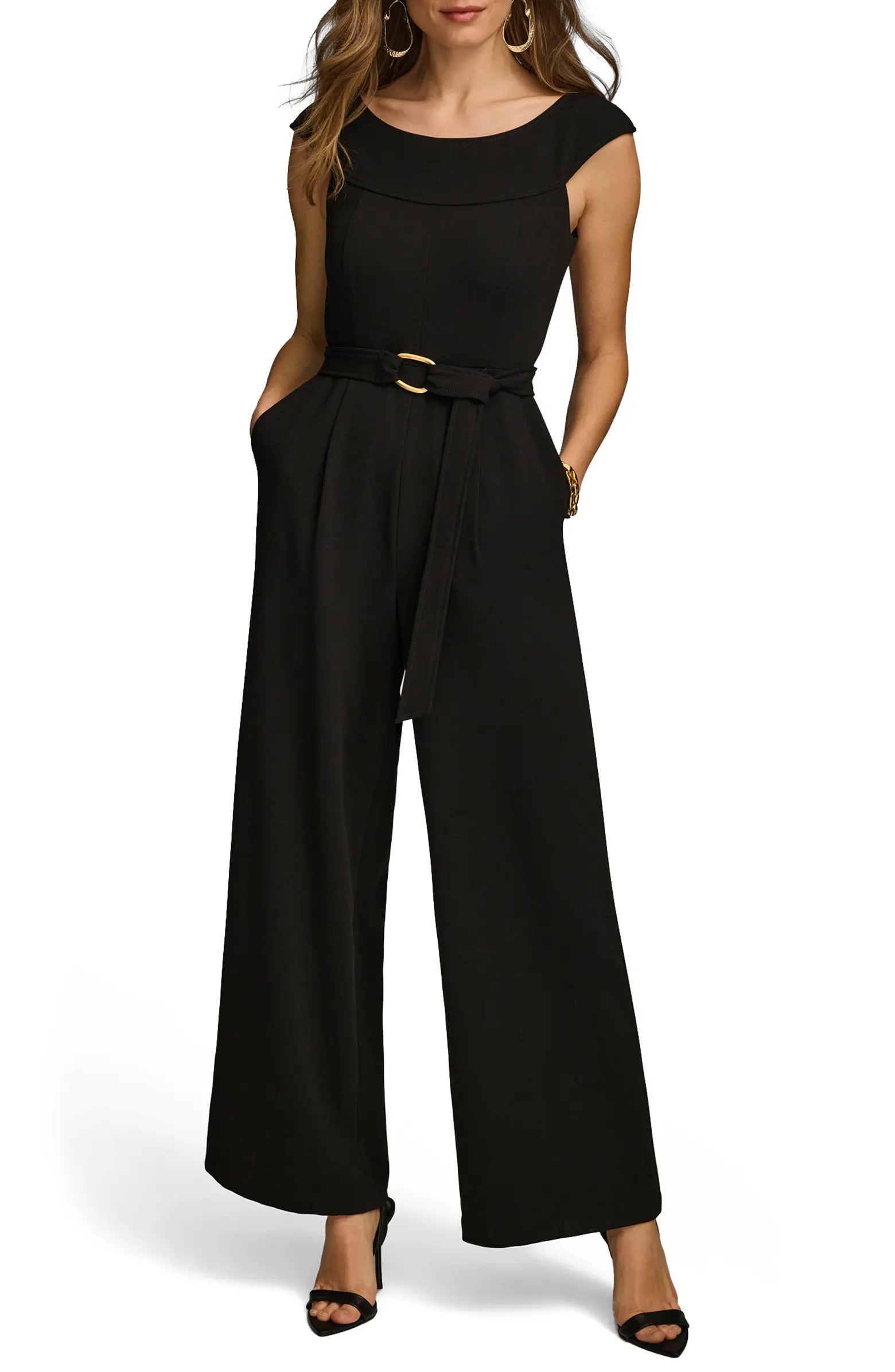 Cap Sleeve Straight Leg Jumpsuit | Nordstrom