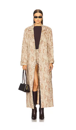 Earhart Coat in Sand Snake | Revolve Clothing (Global)