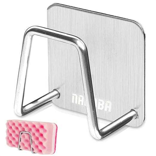 NADOBA Sink Sponge Holder for Kitchen - Stainless Steel Sponge Holder Kitchen Sponge Holder for S... | Amazon (US)