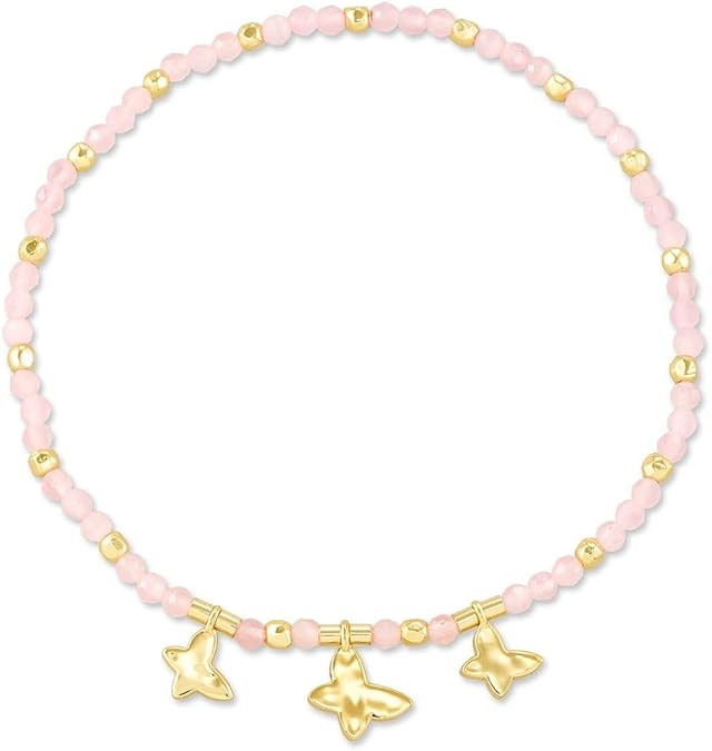 Kendra Scott Lillia Butterfly Stretch Bracelet in 14k Gold-Plated Brass, Fashion Jewelry for Wome... | Amazon (US)