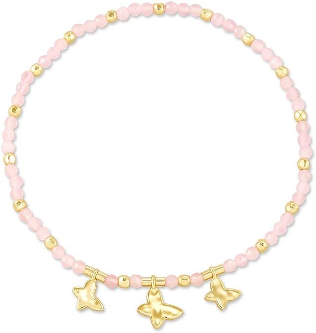 Kendra Scott Lillia Butterfly Stretch Bracelet in 14k Gold-Plated Brass, Fashion Jewelry for Wome... | Amazon (US)