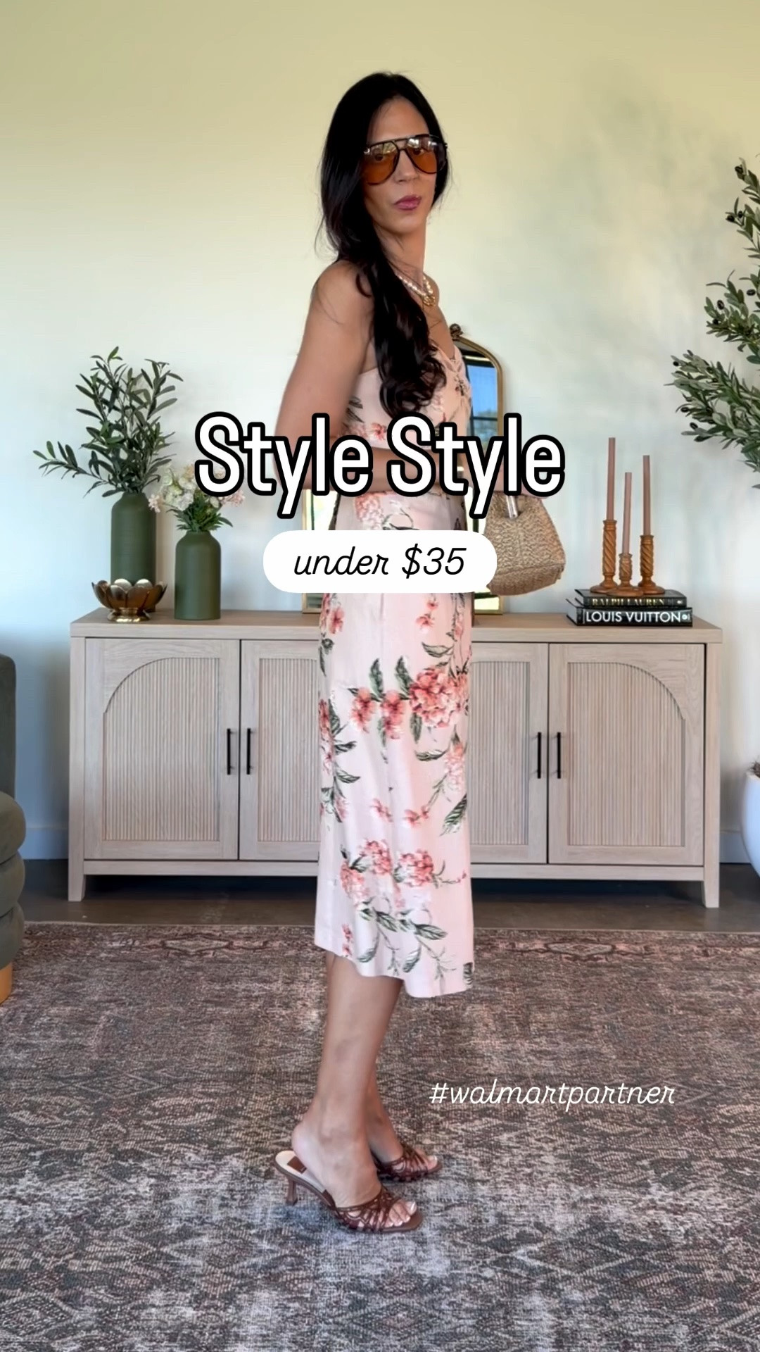 The most stunning floral dress and very affordable!  Lined, pockets, and adjustable straps 
Wearing a size 2
@walmart #walmartpartner #walmartstyle

#LTKU #LTKOver40 #LTKWedding