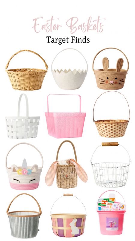 Easter Baskets Target Finds! 

Bamboo Easter basket, willow plastic wicker basket, plastic berry basket

#LTKhome #LTKSeasonal #LTKkids