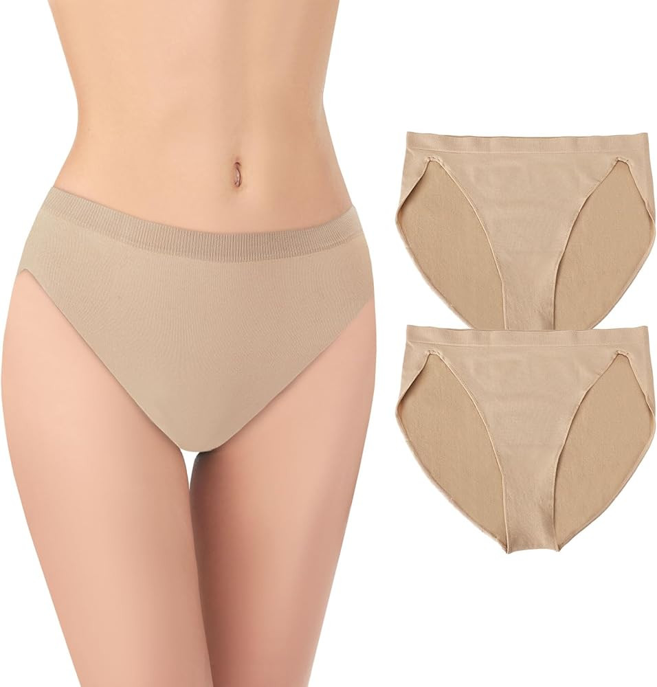 Nude Dance Underwear Women and Girls Ballet Briefs Dance Undergarments Seamless Gymnastics Underp... | Amazon (US)