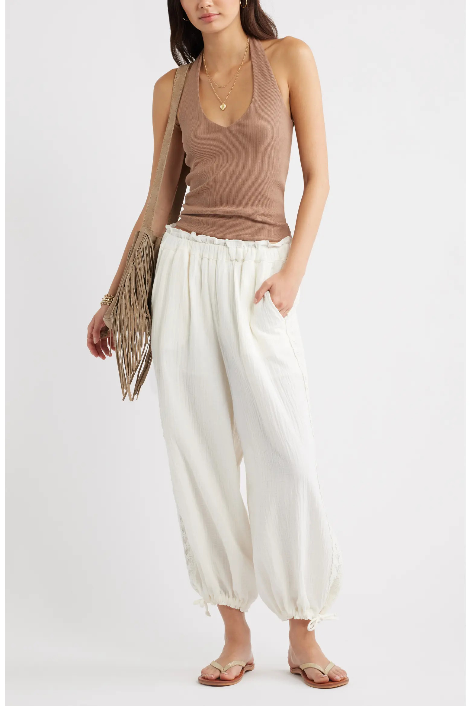 Cotton Gauze Bloomer Pants (Women) | Nordstrom | Nordstrom