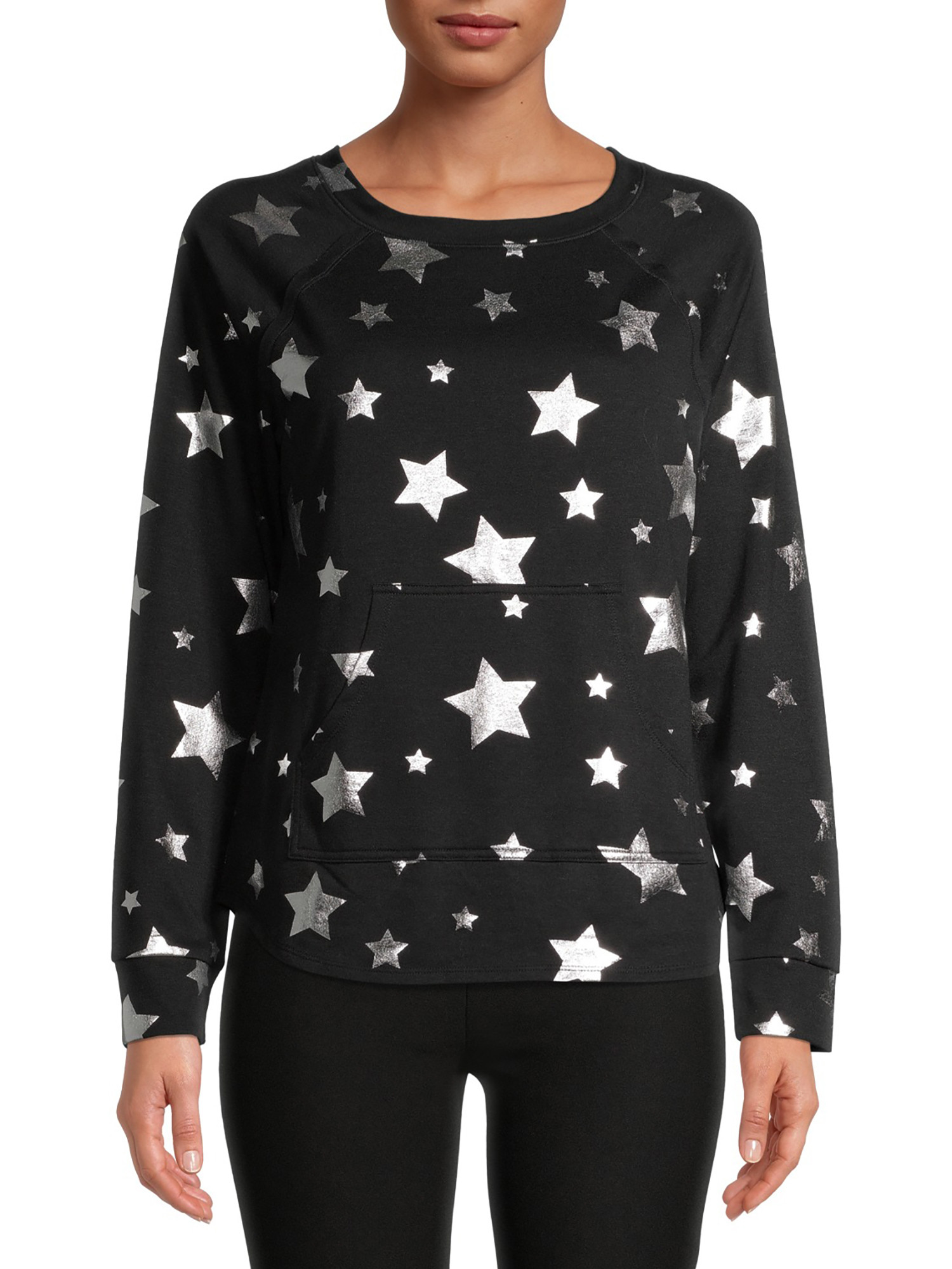 No Boundaries Juniors' Printed Pullover Sweatshirt | Walmart (US)
