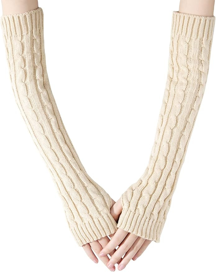 Verdusa Women's Arm Warmers Long Fingerless Gloves | Amazon (US)