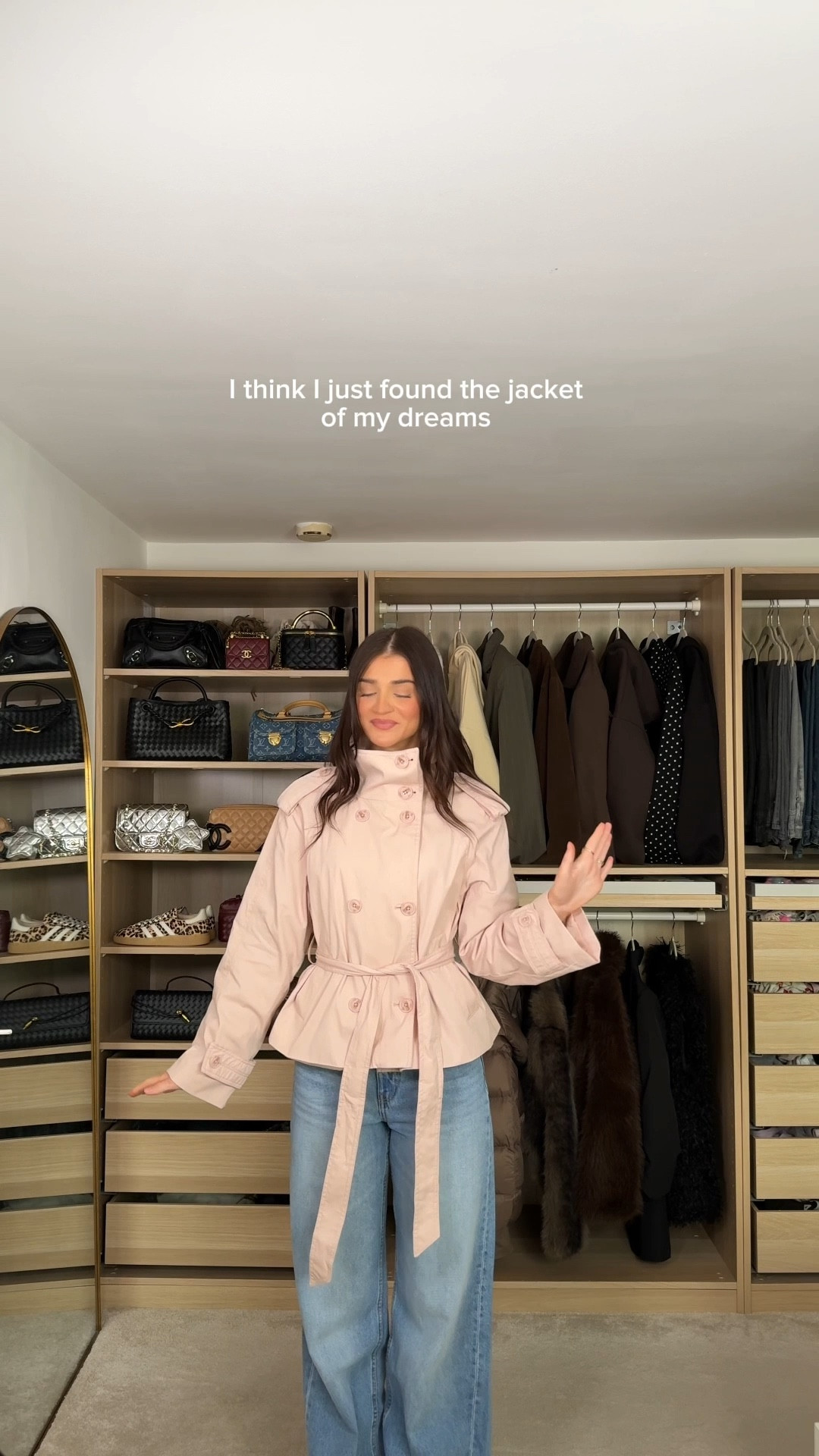outfit inspo, jacket, spring jacket, spring outfit, pink jacket, trench coat, pink trench jacket, funnel neck trench, lightweight jacket, cute jacket, pink button up trench, short trench coat 

#LTKspring #LTKeurope