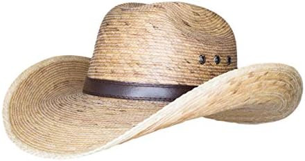 Sombrero de vaquero grande con hoja de palma mexicana Sombreros Vaqueros de Palma de Hombre, Flex... | Amazon (US)