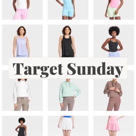 Target Sunday! So many good athleisure foundation pieces ( that I wore ALL the time last spring and summer ). Back in new colors and some new details / shapes. 

#LTKfindsunder50 #LTKstyletip