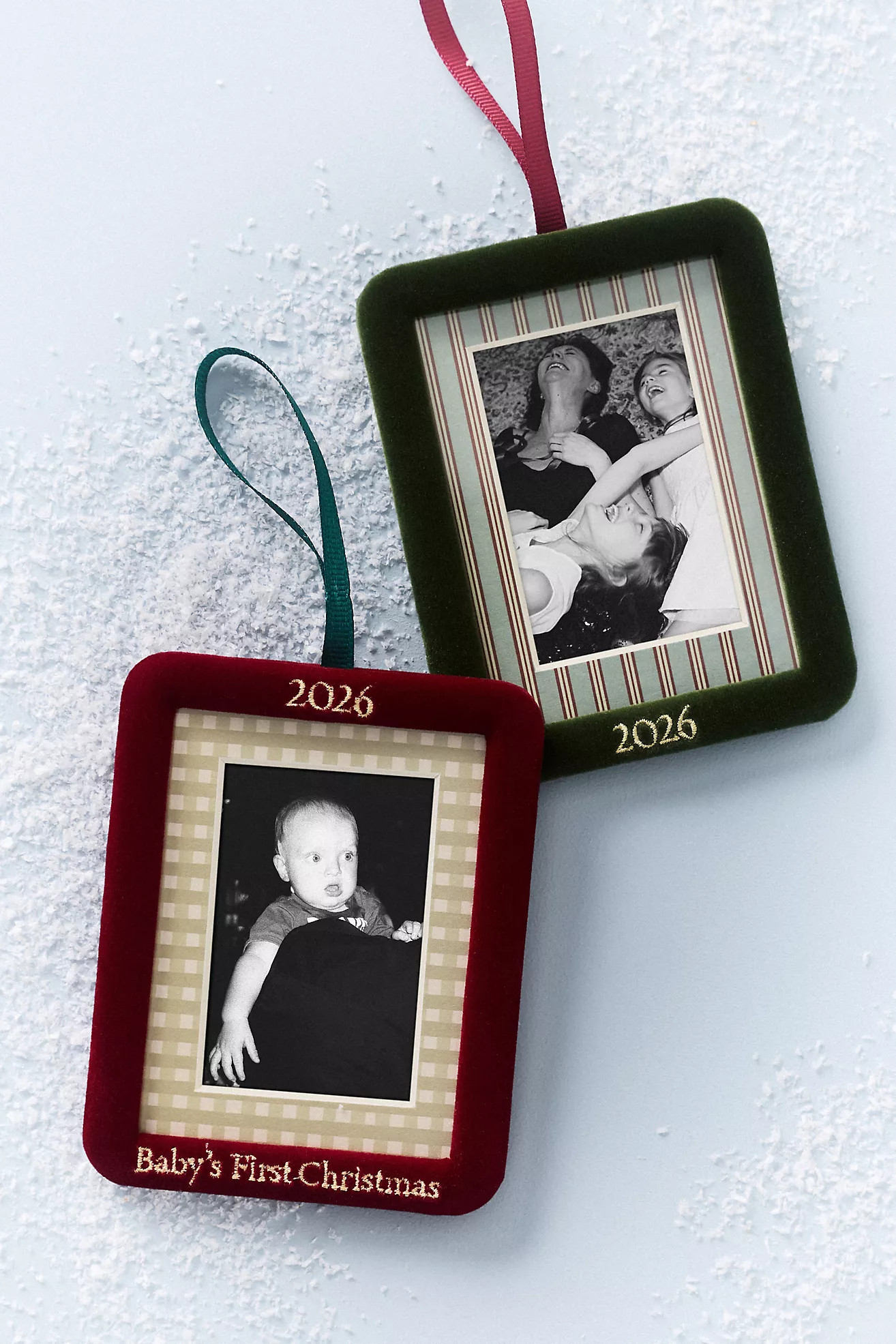 Anthropologie x Papier Velvet Framed Milestone Ornament | Anthropologie (US)