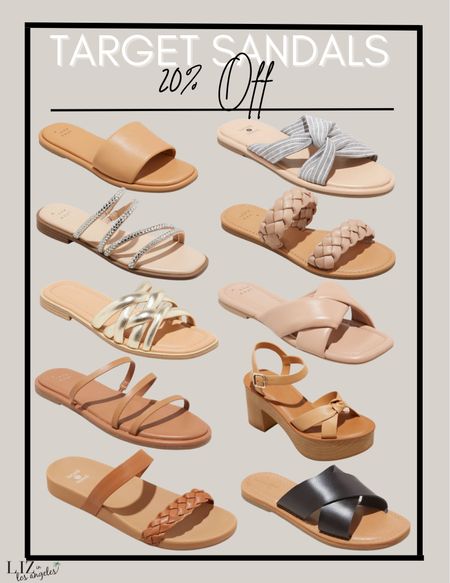 Target is continuing with the sales.  These sandals are 20% off.  These are the perfect spring shoes for any spring outfit to pair with a spring dress or a casual outfit or a running errands outfit or even a date night outfit 

#LTKSeasonal #LTKshoecrush #LTKsalealert