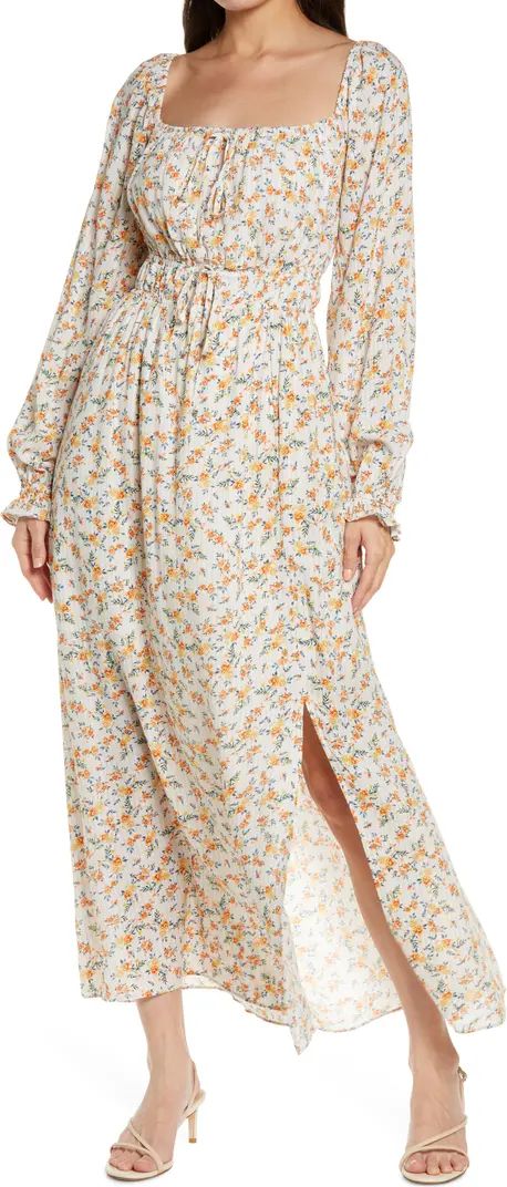 Floral Long Sleeve Maxi Dress | Nordstrom