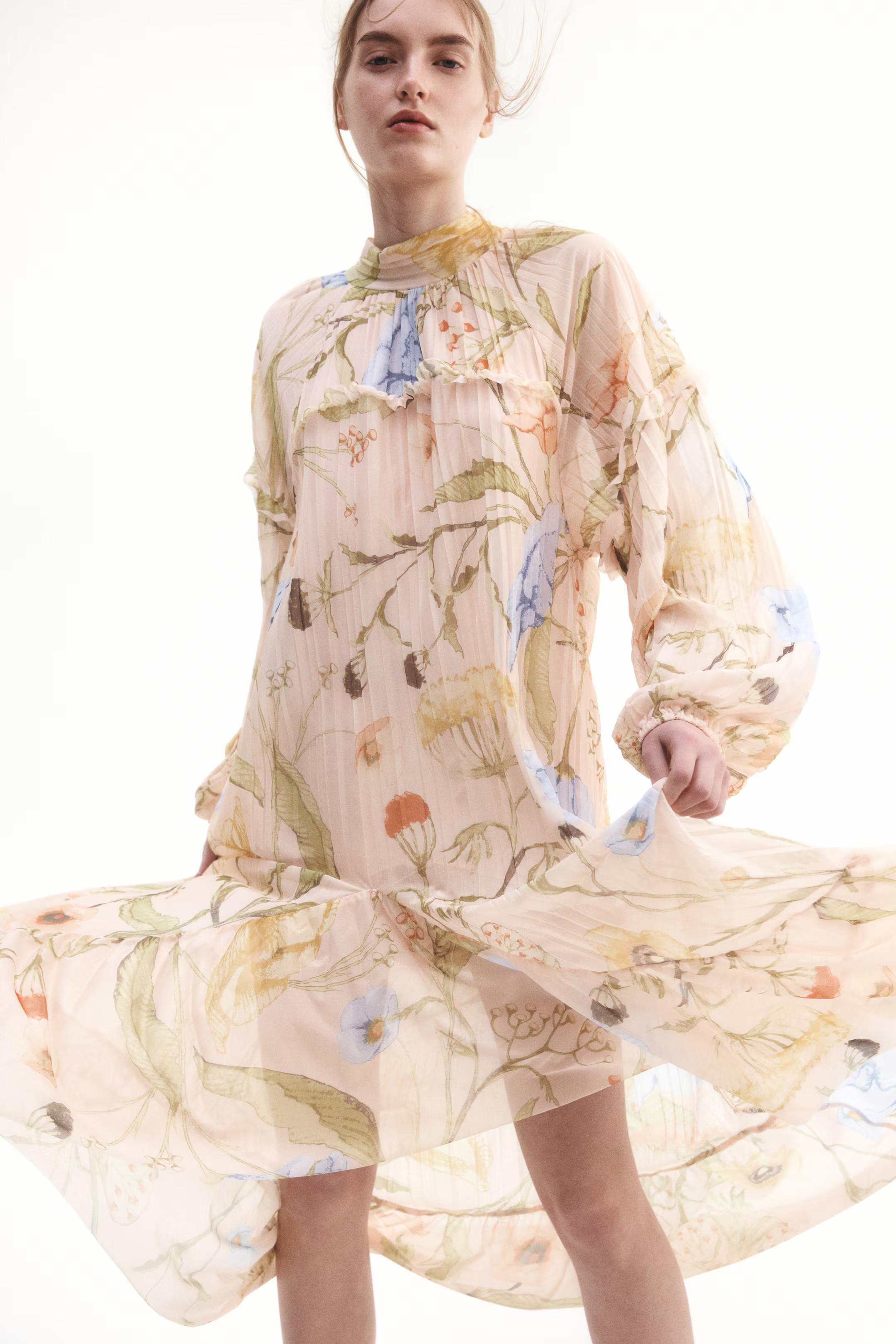 Flounce-Trimmed Maxi Dress | H&M (US + CA)