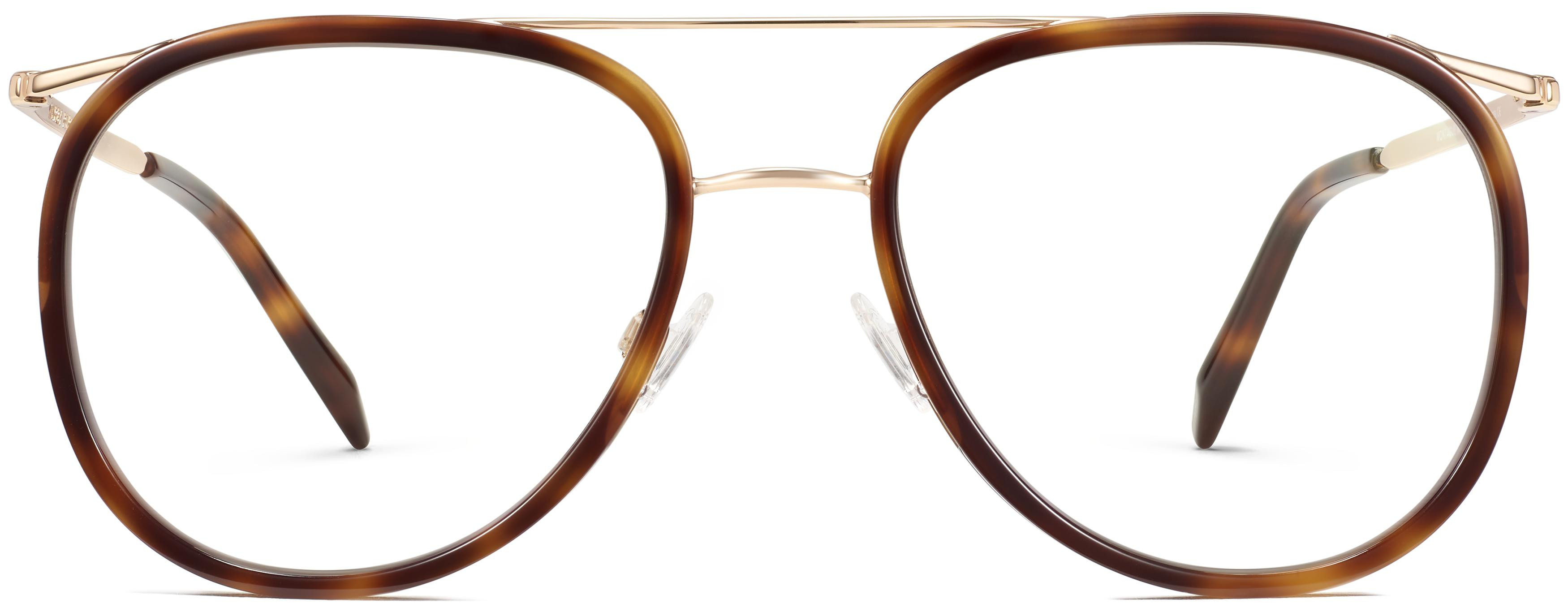 Montague Eyeglasses in Oak Barrel with Polished Gold | Warby Parker | Warby Parker (US)