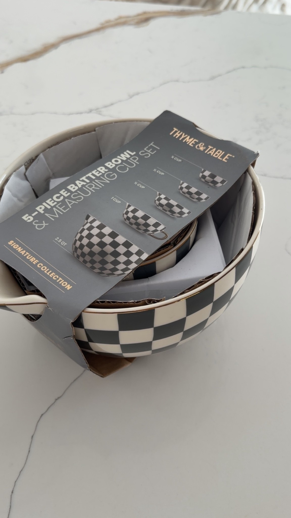 Checkered print measuring cups 🖤

#LTKHome #LTKSaleAlert #LTKSeasonal
