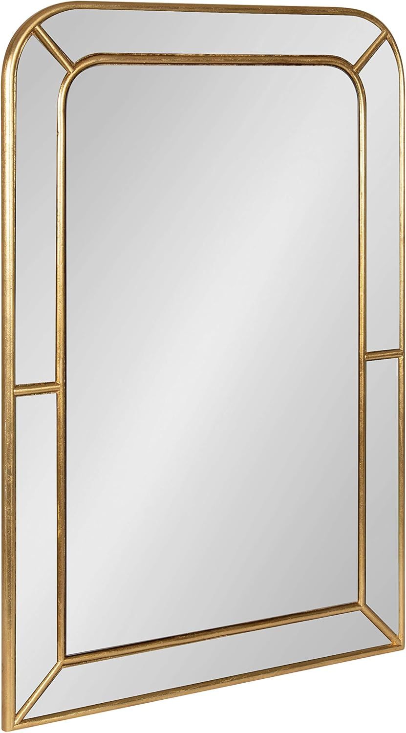 Kate and Laurel Lamson Transitional Framed Wall Mirror, 20 x 30, Gold, Sophisticated Glam Wall De... | Amazon (US)