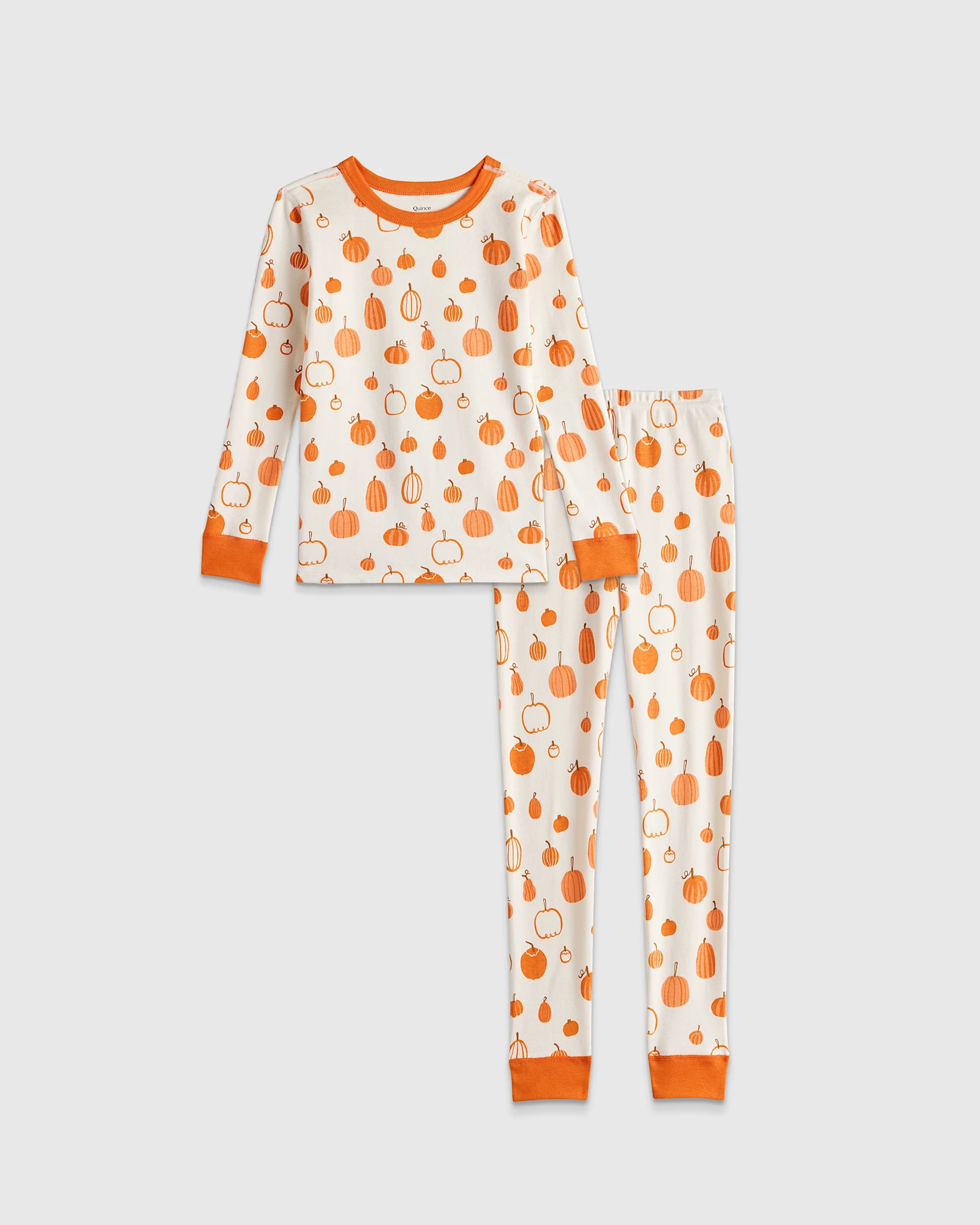 Quince | Long Sleeve and Pants Pajama Set in Fruit, Size 3T, Organic Cotton | Quince