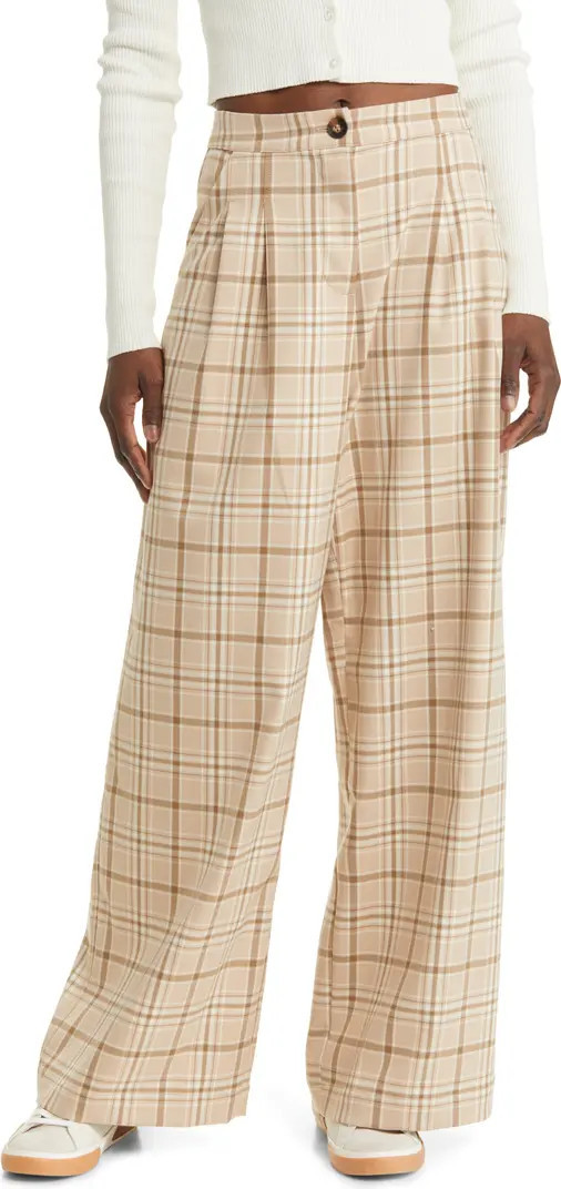 Double Pleat Wide Leg Pants | Nordstrom