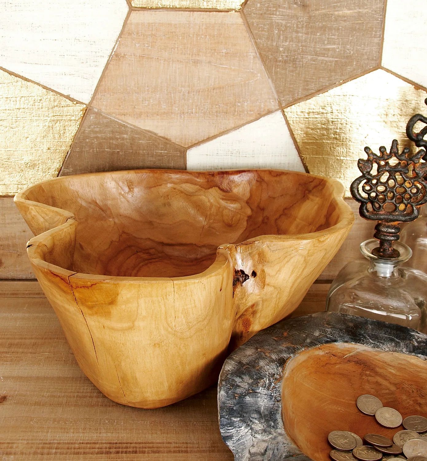 Millwood Pines Audley Wood Decorative Bowl 1 | Wayfair | Wayfair North America