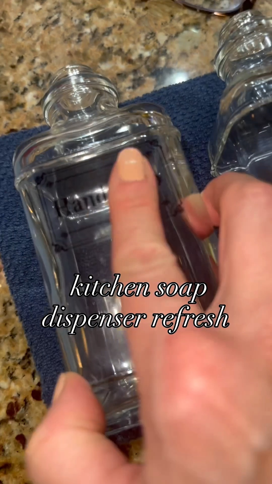 Kitchen soap dispenser refresh!  And the clear soaps we have used for years. Clear dish soap can be hard to find in stores sometimes. 

#LTKHome