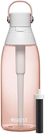 Brita Plastic Water Filter Bottle, Blush, 36 Ounce, 1 Count | Amazon (US)