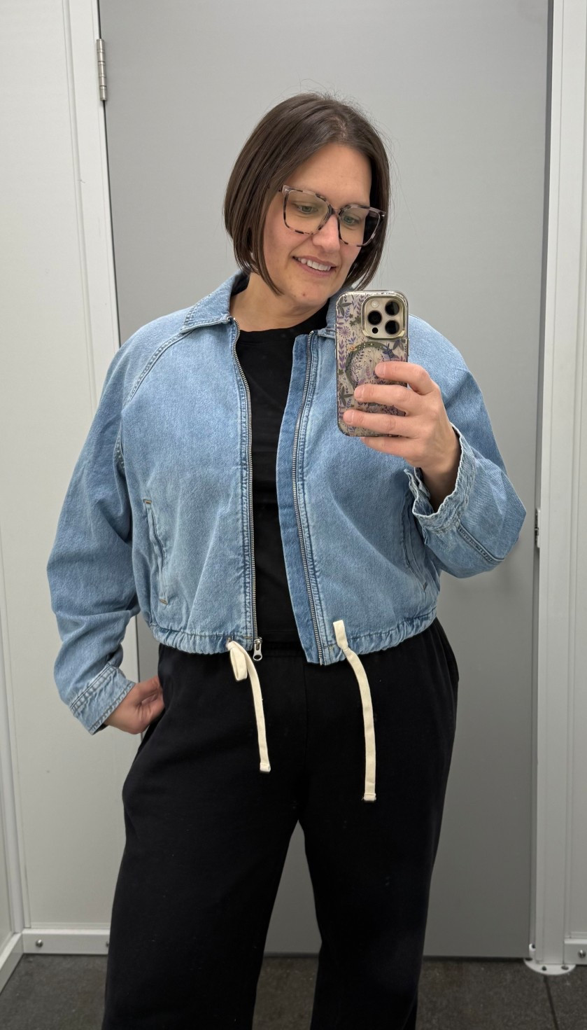 Tried this Walmart bomber on and immediately loved it… but of course the Large was sold out in store 🙃

The wash is SO good, it’s lightweight without feeling flimsy, and the cropped elastic hem gives it that easy throw-on-and-go shape. Perfect over a tee, with joggers, denim, whatever phase we’re in that day.

I’m linking it so you can check stock near you or grab it online before it disappears too. 🛒✨

Tried this Walmart bomber on and immediately loved it… but of course the Large was sold out in store 🙃

The wash is SO good, it’s lightweight without feeling flimsy, and the cropped elastic hem gives it that easy throw-on-and-go shape. Perfect over a tee, with joggers, denim, whatever phase we’re in that day.

I’m linking it so you can check stock near you or grab it online before it disappears too. 🛒✨

Affordable finds > gatekeeping

#LTKSeasonal #LTKMidsize #LTKootd