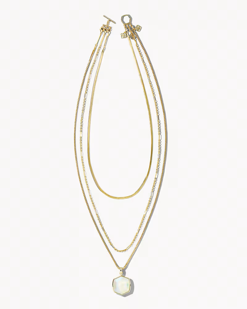 Davis Chain Triple Strand Necklace | Kendra Scott