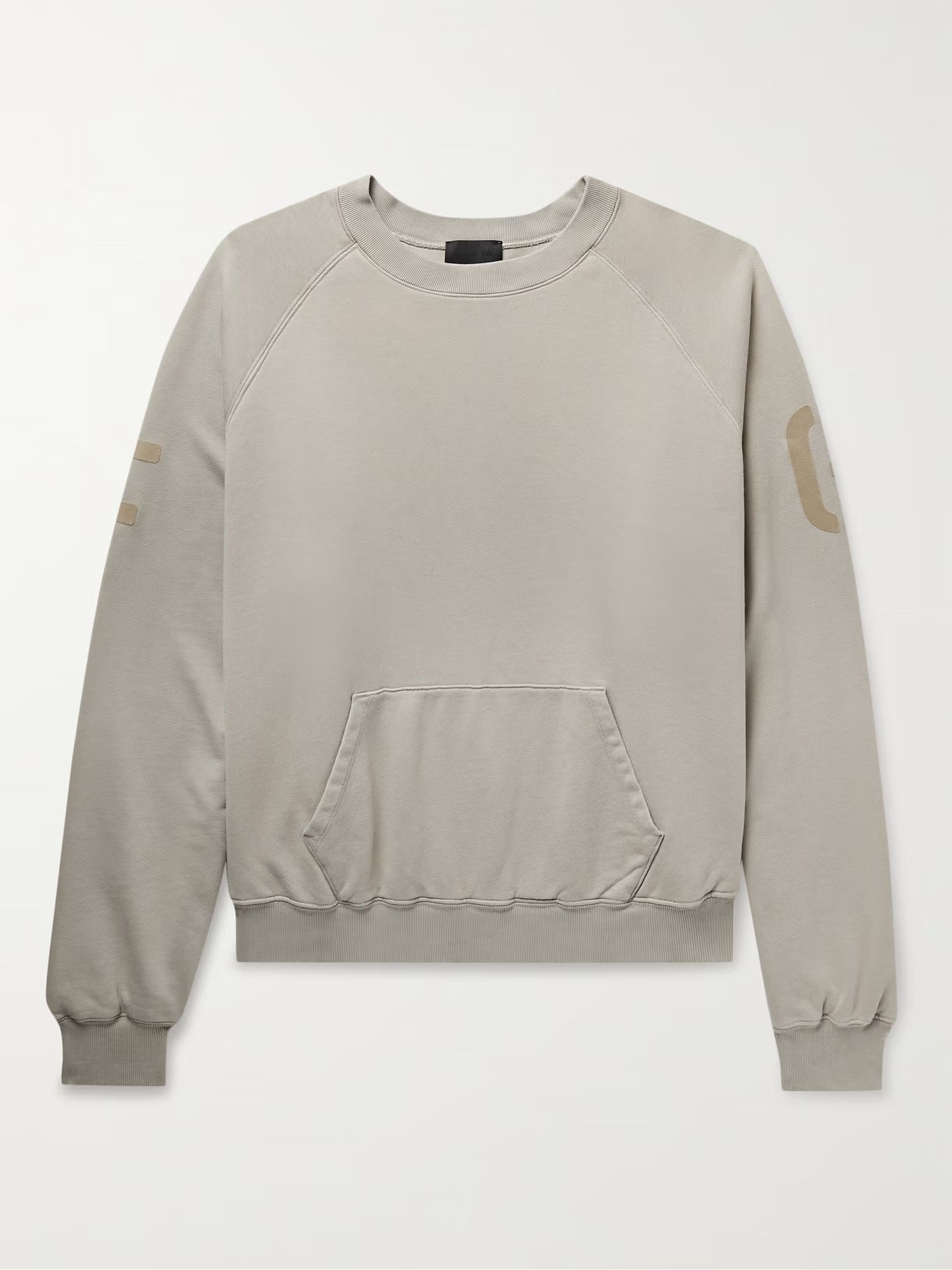 Oversized Logo-Flocked Cotton-Jersey Sweatshirt | Mr Porter (US & CA)