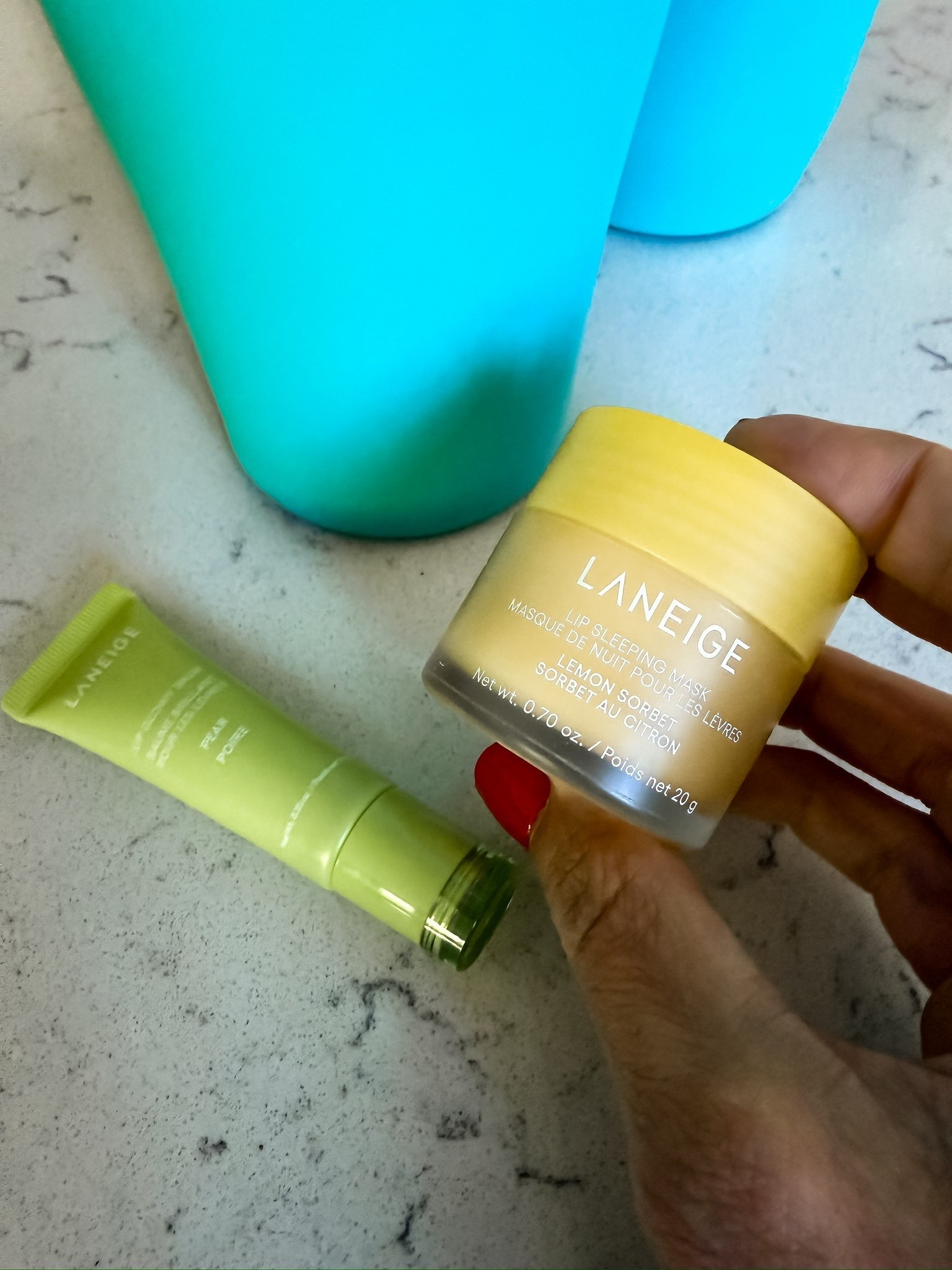 These Laneige lip products are always in my bag. The Lemon Sorbet Lip Sleeping Mask leaves my lips feeling so soft and hydrated overnight, and the matching treatment is perfect for keeping lips smooth throughout the day. If you’re dealing with dry lips this summer, these are worth the hype.

Laneige lip mask, Laneige lip treatment, lip care routine, hydrated lips, dry lip remedy, beauty favorites, skincare essentials, overnight lip mask, lemon sorbet lip mask, lip balm alternative, summer beauty finds, Sephora favorites, everyday beauty products, themominstyle

#LTKBeauty #LTKselfcare #LTKgrwm