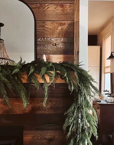This faux garland is even better than I imagined! 

Faux cedar garland 
Mantle decor
Holiday greenery
Mantle mirror

#LTKhome #LTKHoliday #LTKSeasonal