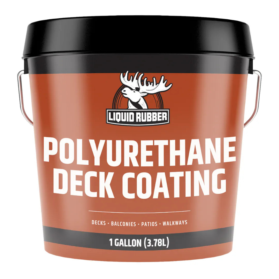 Liquid Rubber Polyurethane Deck Coating Textured Neutral Beige Flat Exterior Porch and Floor paint ( 1-gallon ) | 16029US | Lowe's