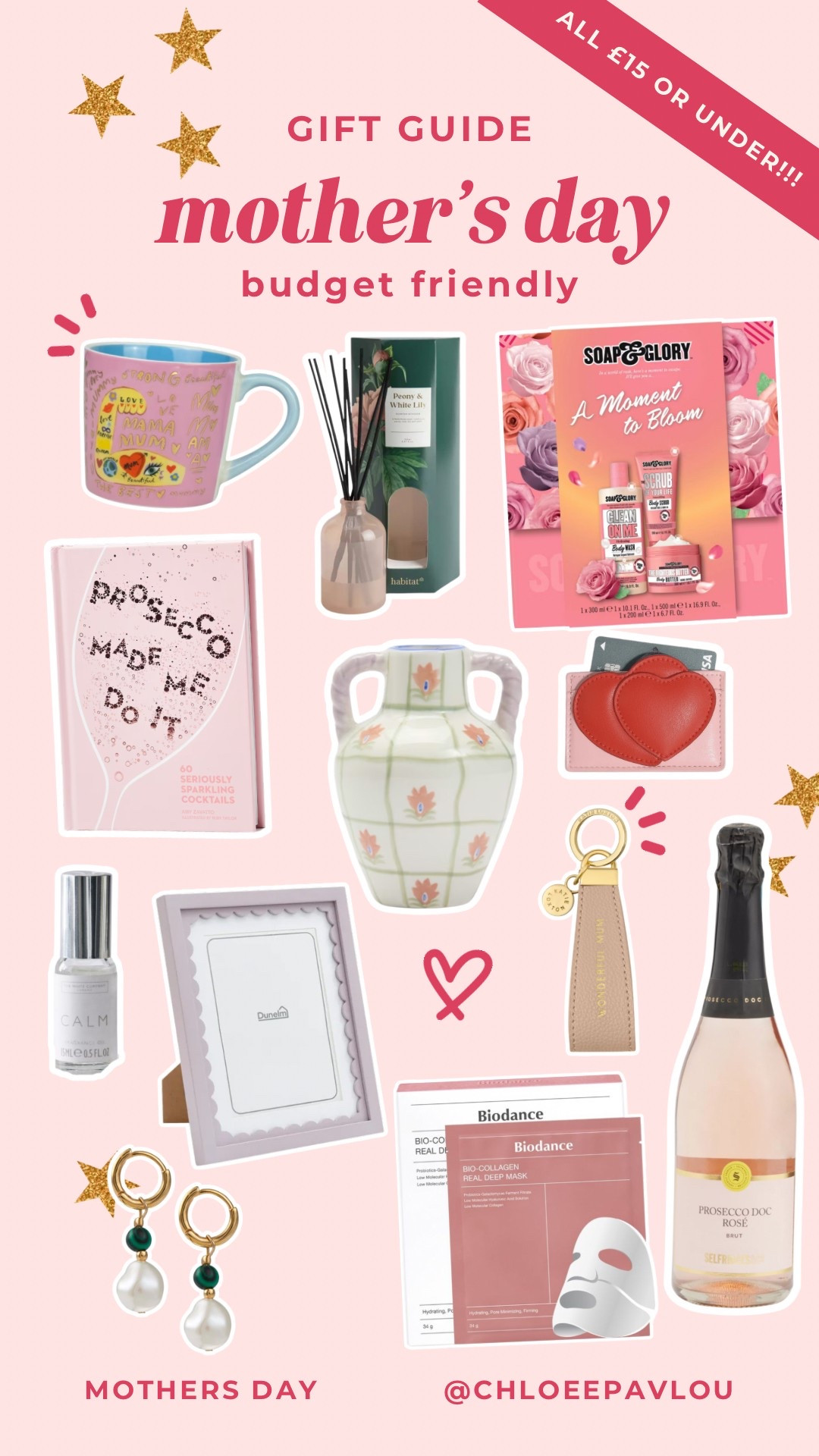 Budget friendly Mother’s Day gift guide🩷 every thing is under £15🥰🥰

Mother’s Day, gifts for mums, mums day, presents for mum, gift guide, gift ideas, gift inspiration, Mother’s Day, gift for mothers, gift for grandma, gift for familyy

#LTKspring #LTKgiftguide #LTKuk