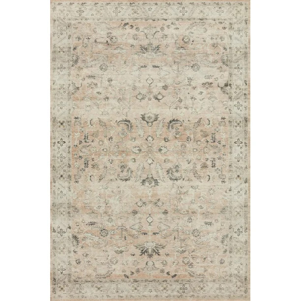 Loloi II Hathaway Printed Oriental Area Rug, Blush / Multi, 7'-6" x 9'-6" - Walmart.com | Walmart (US)