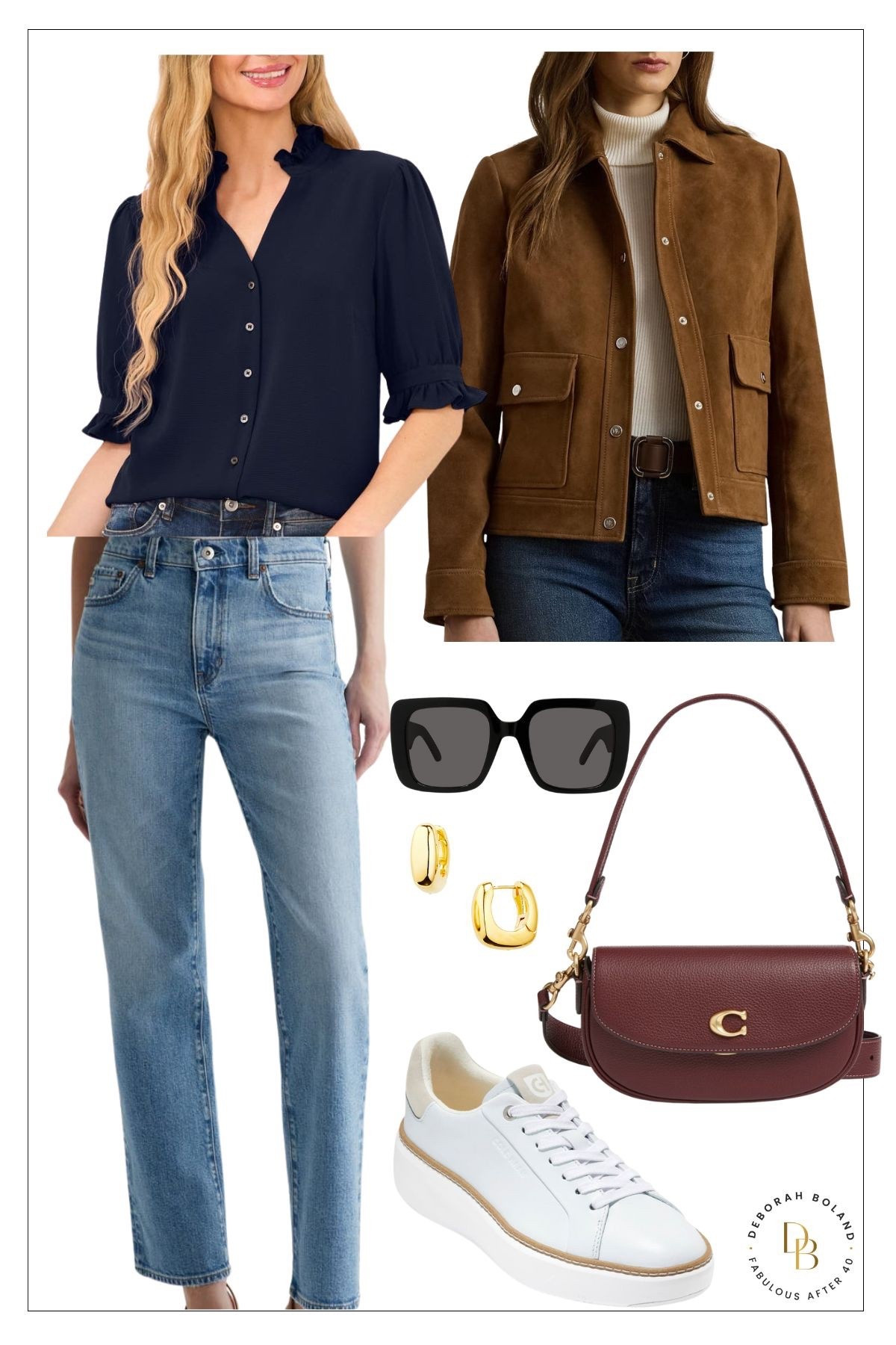 Everyday essentials, elevated ✨🖤
This black elbow-length shirt is the perfect wardrobe staple—paired with light wash jeans, a soft suede jacket, and crisp white sneakers for that effortless, put-together feel. All on sale now at the Nordstrom Anniversary Sale! #NordstromAnniversarySale #Over40Style #CasualChic #WardrobeEssentials #FallStyleRefresh

#LTKOver40 #LTKSaleAlert #LTKSeasonal