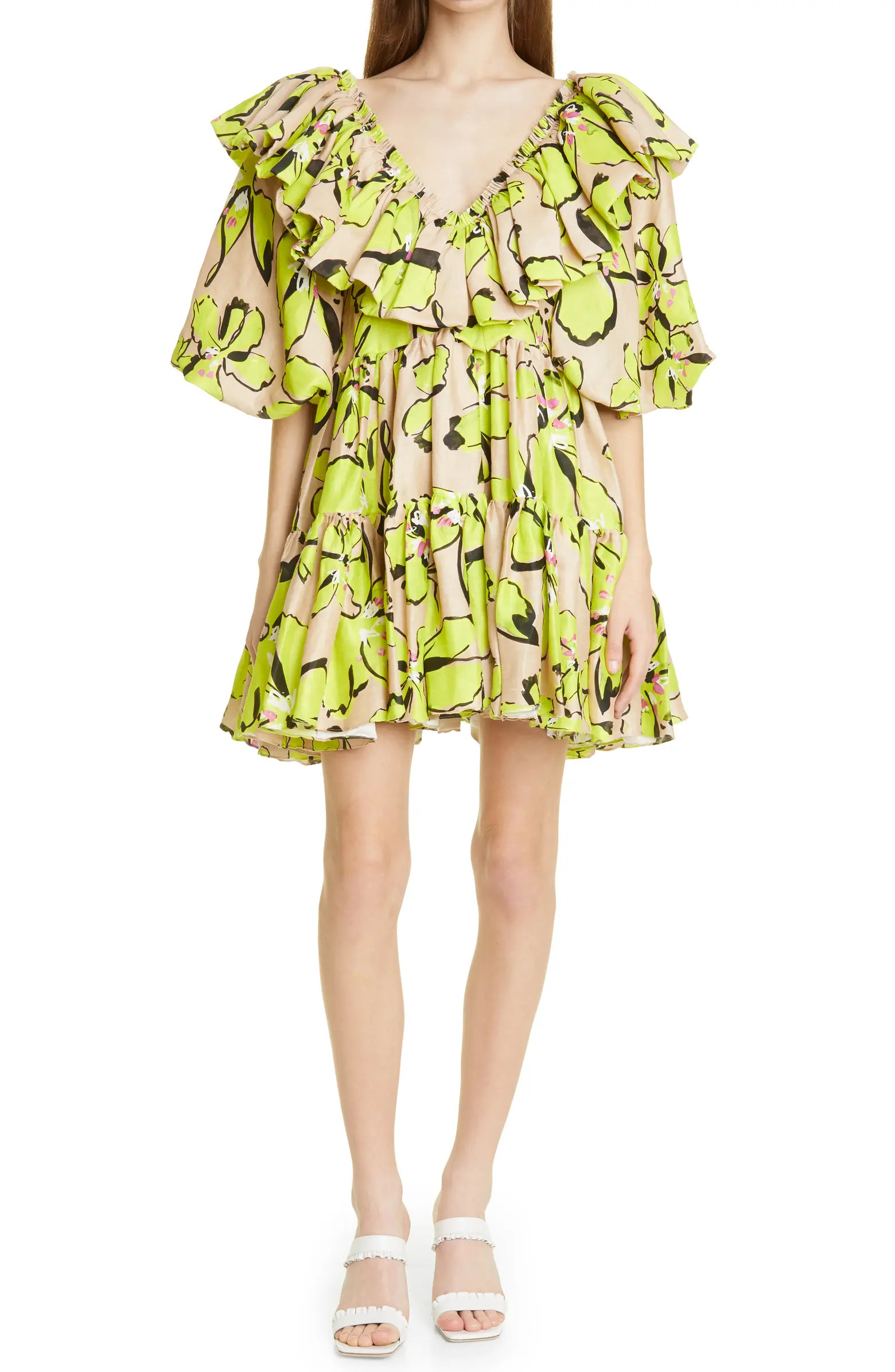 Pelicano Ruffle Minidress | Nordstrom