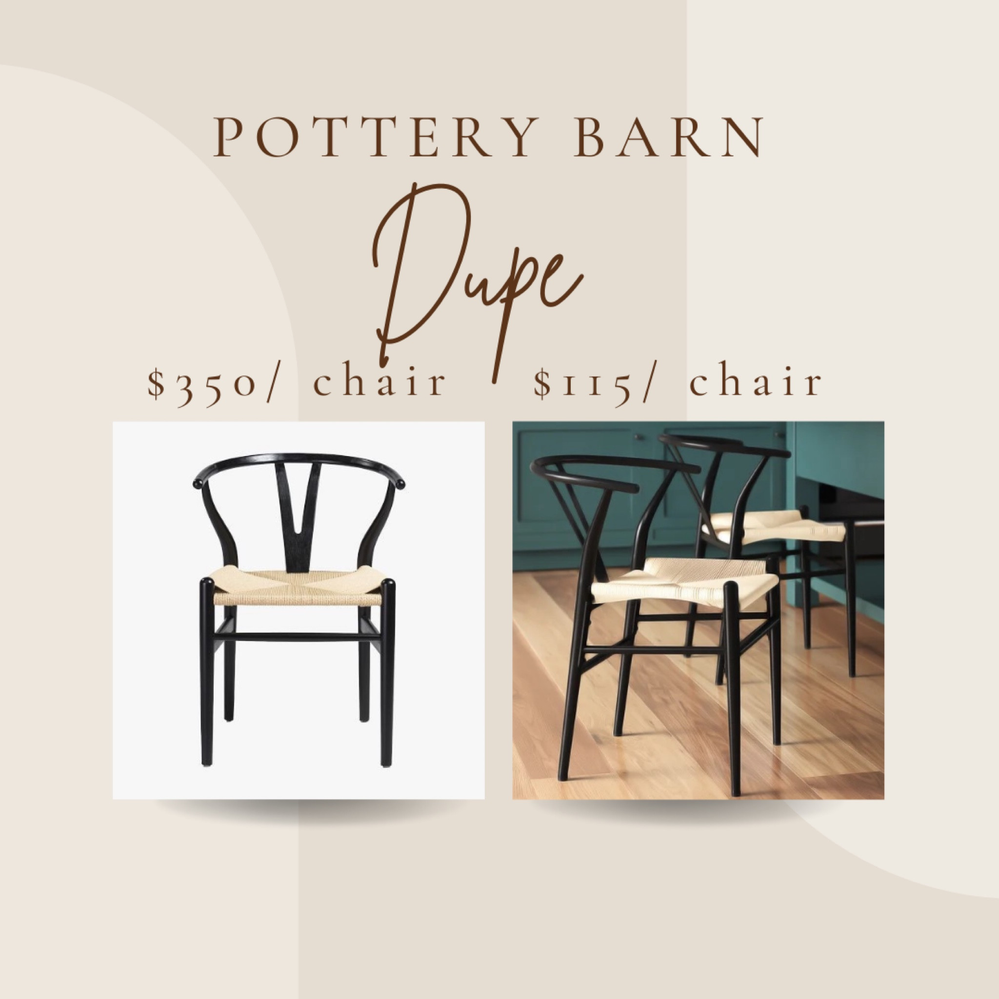 ARHAUS HENRY DINING CHAIR DUPE — KENDRA FOUND IT