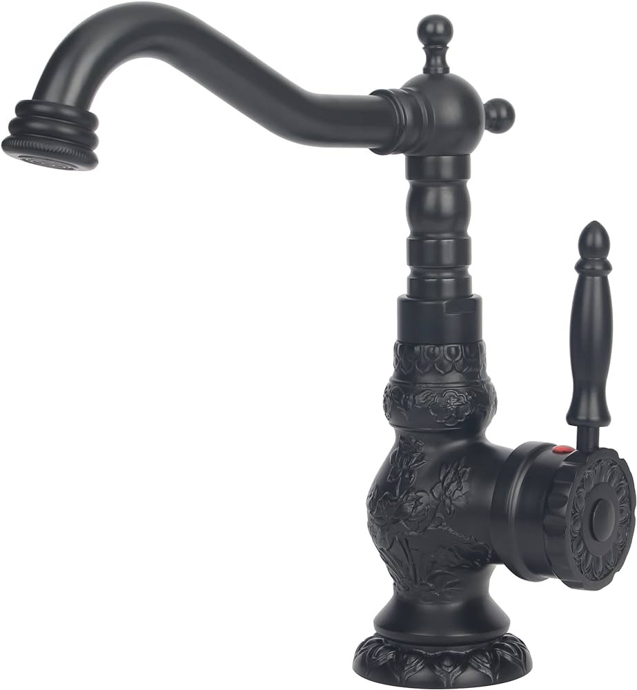 WEIJIANKANG Bronze Kitchen Faucet Antique Single Handle Bathroom Faucet, Multifunctional Faucet, ... | Amazon (CA)