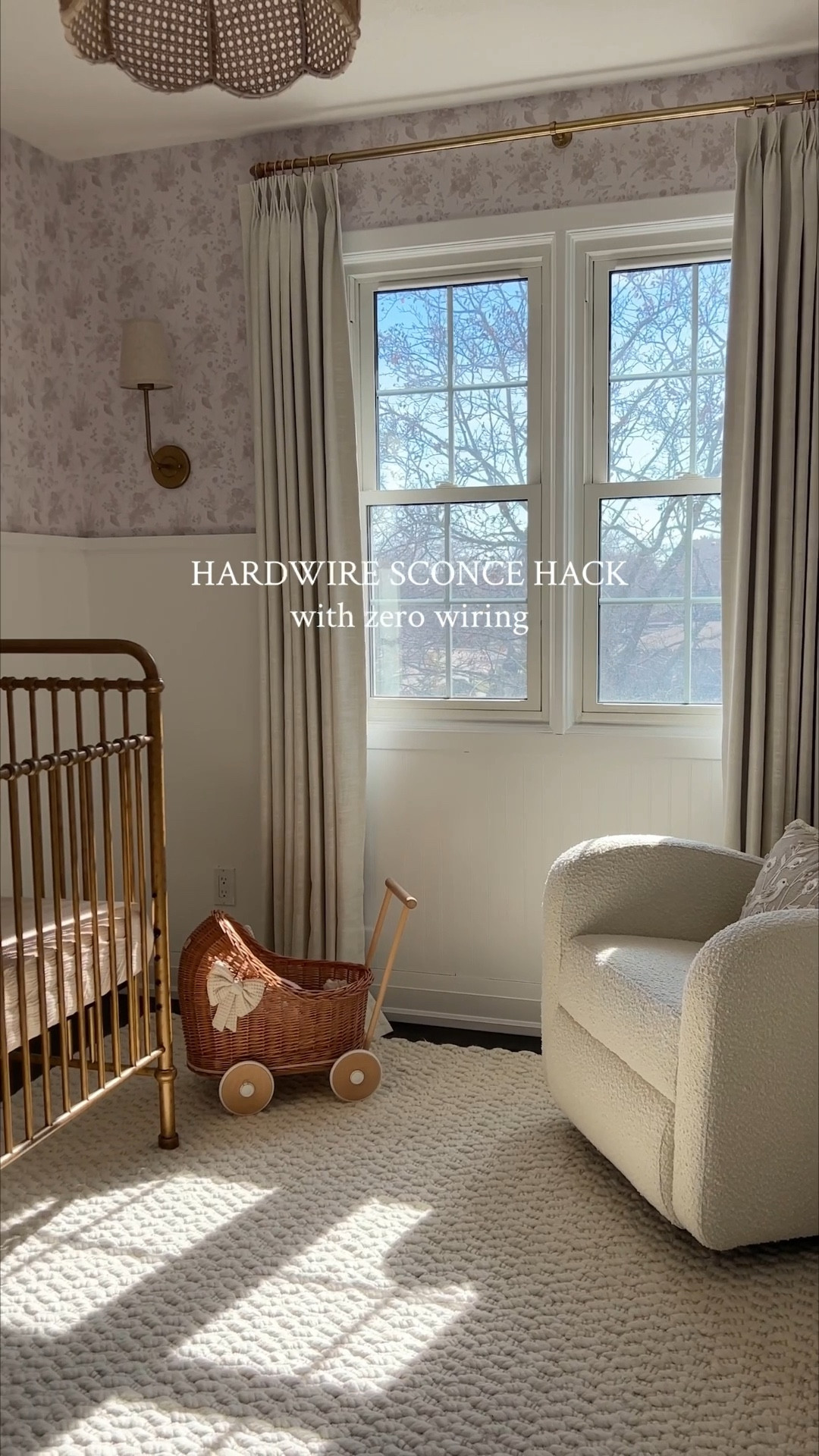 Everything you need for the easiest hardwire sconce hack with zero wiring 🤎

#LTKfamily #LTKcanada #LTKhome