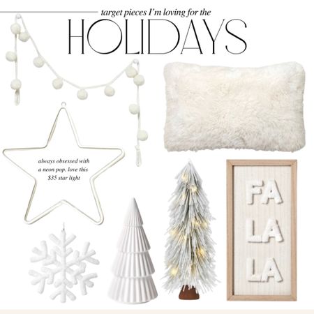 Loving all the neutral Christmas finds from Target (per usual) affordable and so cute!

Target Christmas, neutral Christmas, Christmas decor, white Christmas, flocked tree. ,ceramic tree, fa la la 

#LTKHoliday #LTKhome #LTKSeasonal