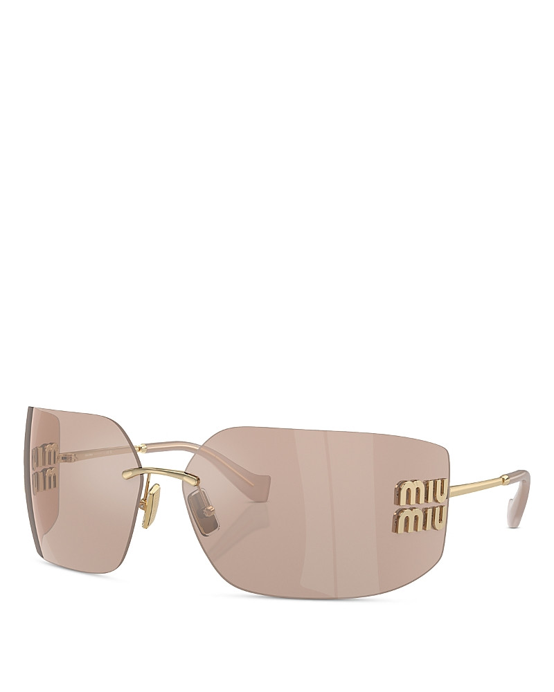 Miu Miu Metal Shield Sunglasses, 80mm | Bloomingdale's (US)