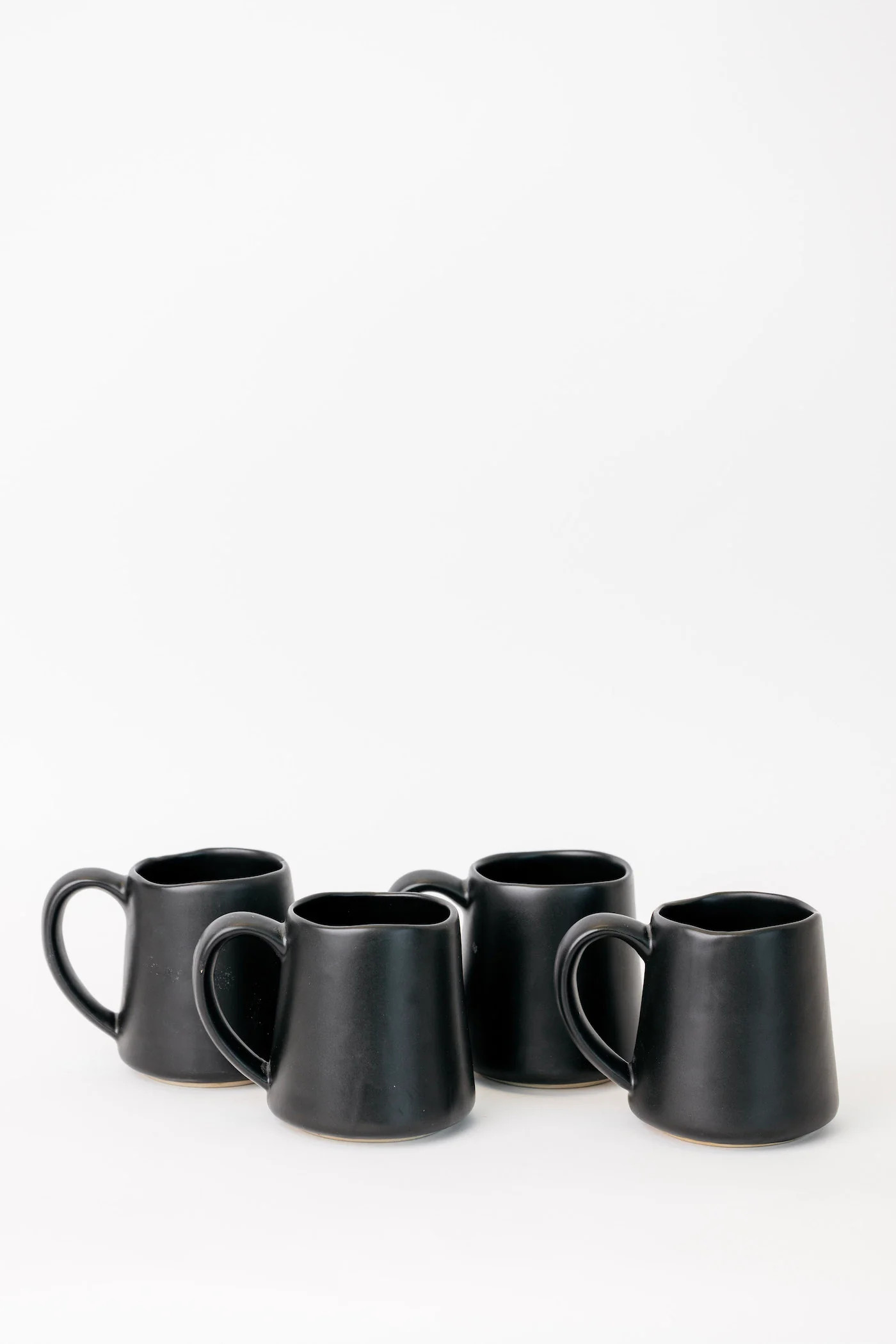 Dean Stoneware Coffee Mug - Matte Black - Set of 4 - THELIFESTYLEDCO Shop | THELIFESTYLEDCO