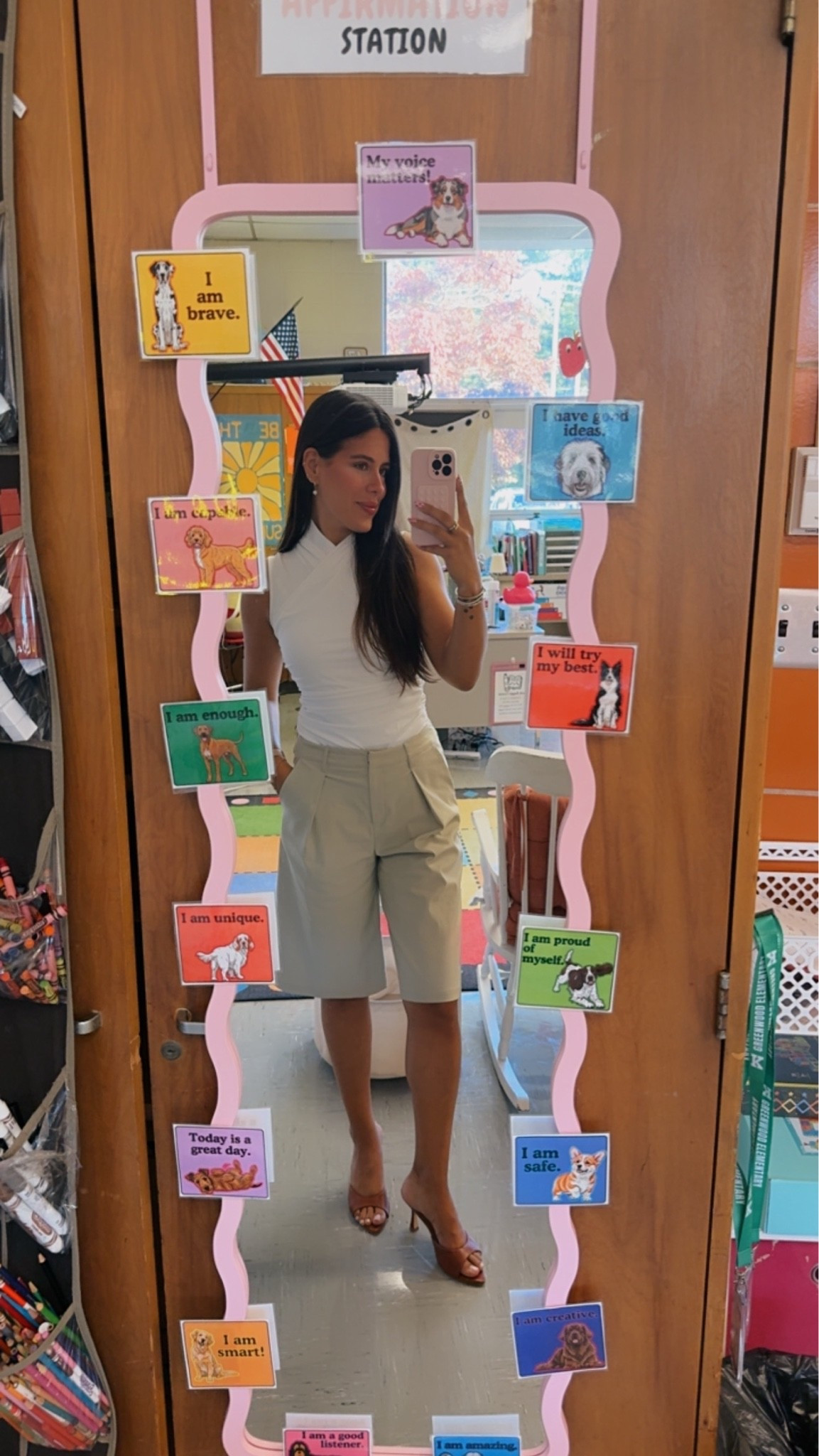 Neutral work outfit with cute short mule heels!

#LTKSaleAlert #LTKootd