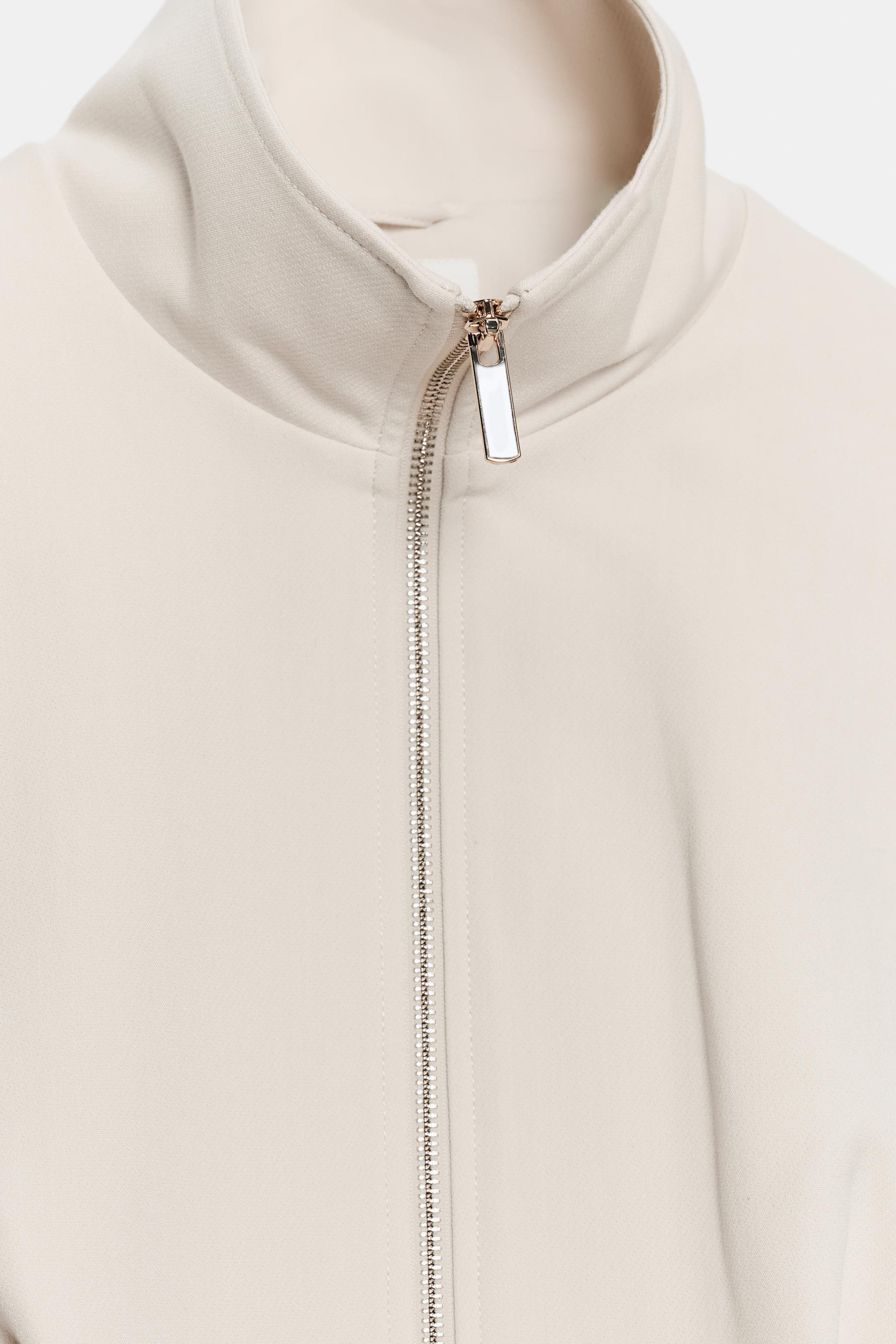 STAND-UP COLLAR BOMBER JACKET | Zara US