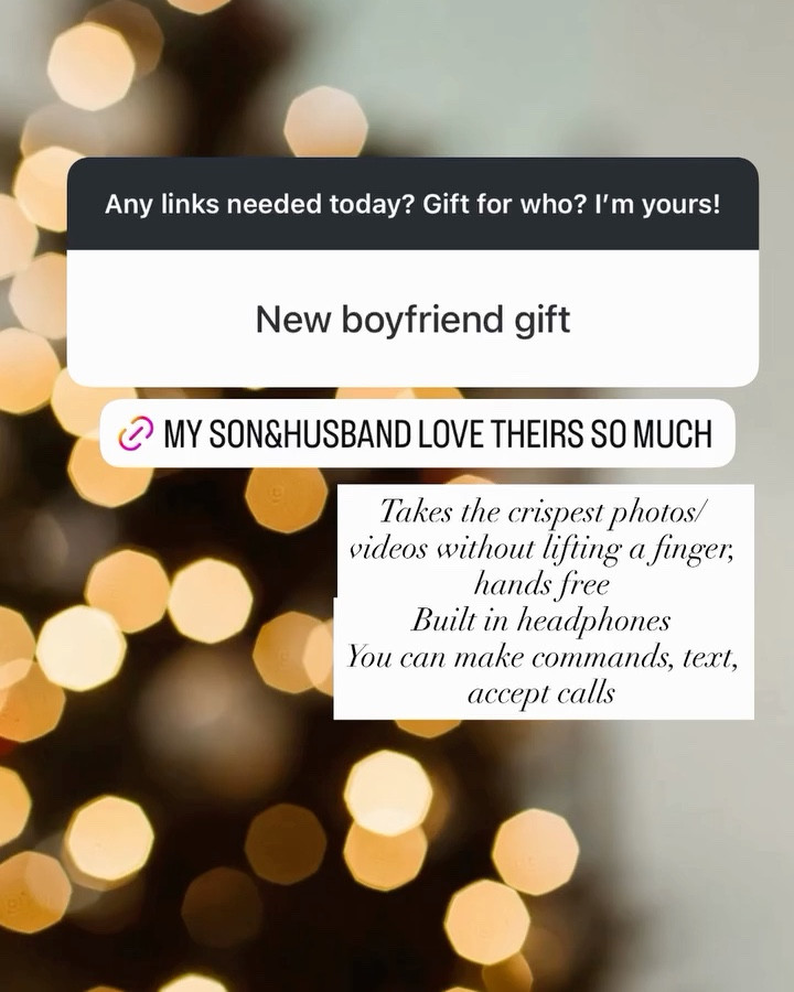 Truly amazed at what this pair of sunglasses can do. My son and husband love theirs so much, and really, they will make the COOLEST gifts. They’re so flattering to any face shape! 

#LTKSaleAlert #LTKGiftGuide #LTKMens