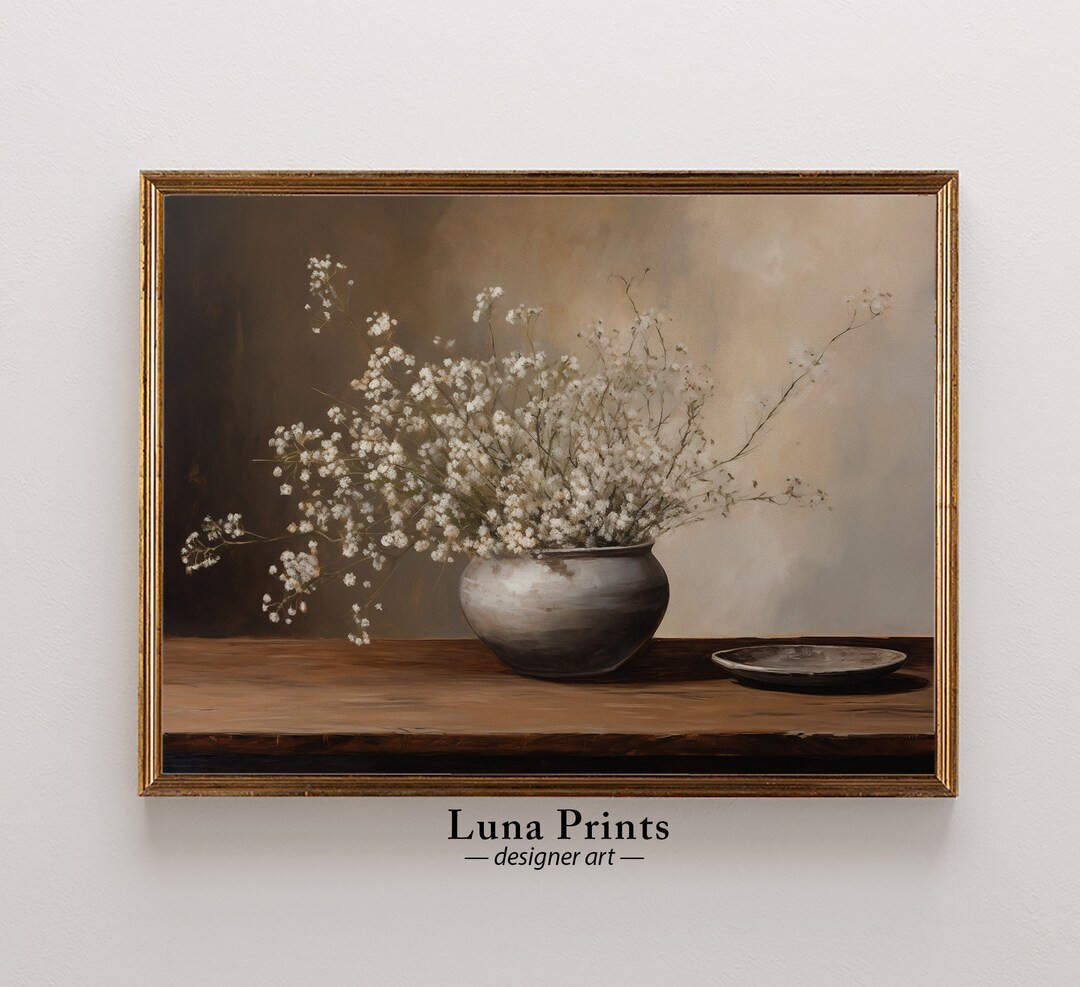 Rustic Spring Flowers Painting, PRINTABLE ART, Vintage Floral Art, Farmhouse Home Decor, Fall Art... | Etsy (US)