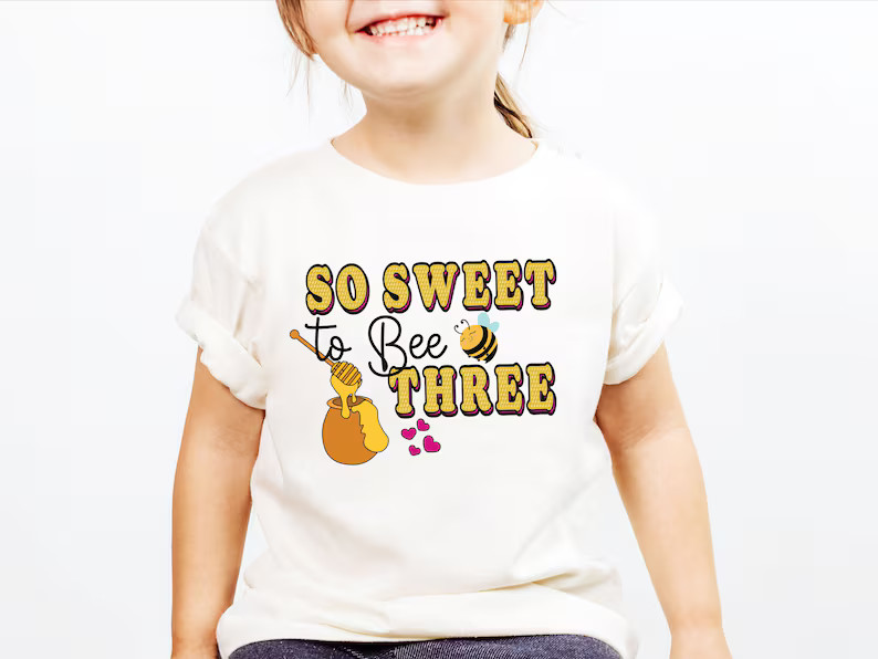 3rd Birthday Shirt, So Sweet To Bee Three Shirt , Bee Birthday Shirt, Birthday Bee, Bee Birthday ... | Etsy (US)